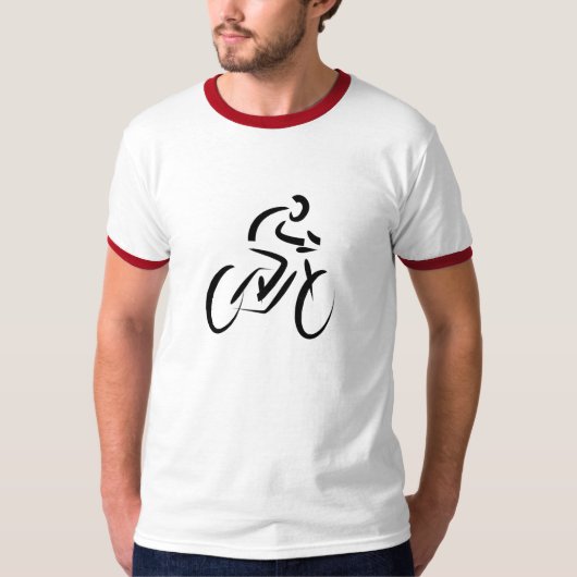 Fietsontwerp T-shirt (Voorkant)