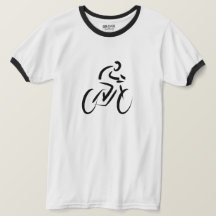 Fietsontwerp T-shirt