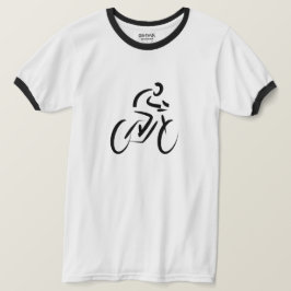 Fietsontwerp T-shirt