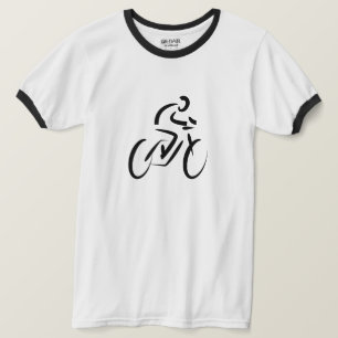 Fietsontwerp T-shirt