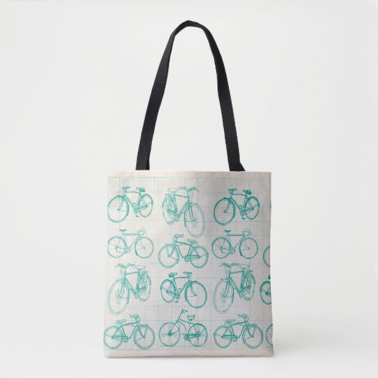  fietsontwerp tote bag (Voorkant)