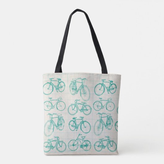  fietsontwerp tote bag (Achterkant)