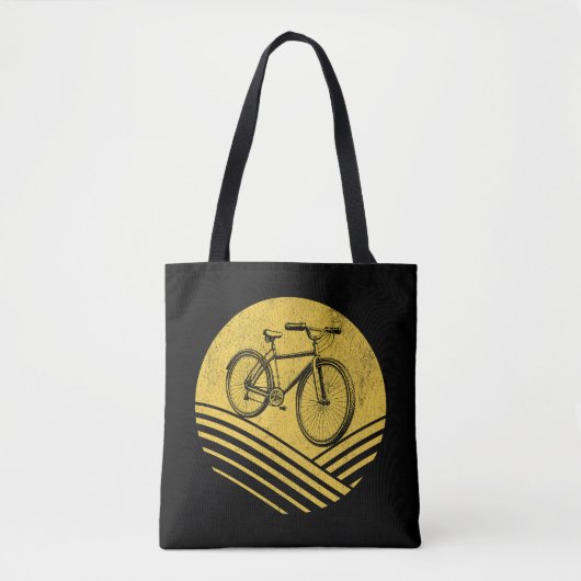 Fietsontwerp Tote Bag (Voorkant)