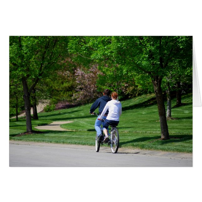 Fietsontwerp voor twee. (Voorkant Horizontaal)