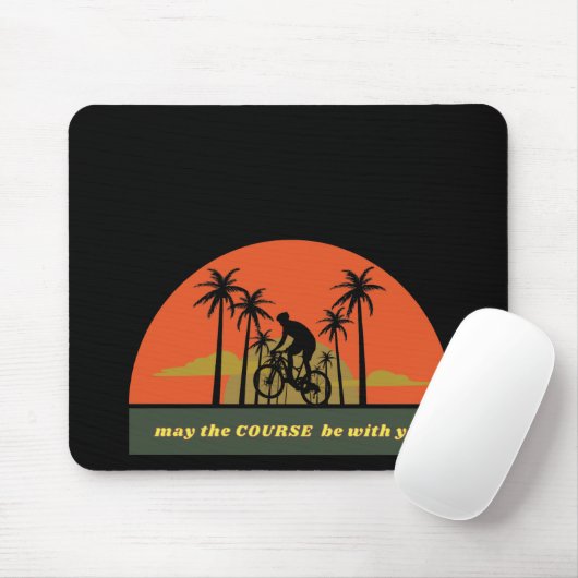 fietsontwerpmousepad muismat (Met muis)