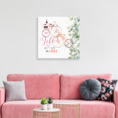 Fietsoverzicht canvas afdruk (Insitu (Woonkamer))