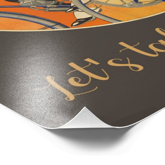  fietspaar foto afdruk (Hoek)