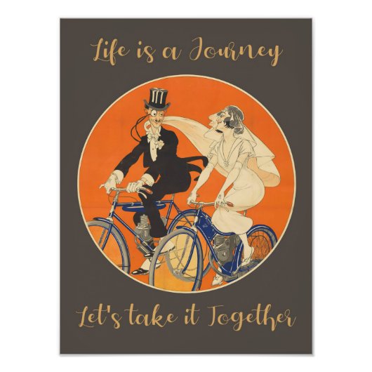  fietspaar foto afdruk (Voorkant)