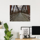 Fietspad Brug Poster (Thuiskantoor)