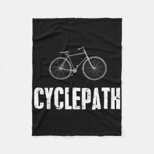 Fietspad Grappig Fietsen Berg Fietsen Wielrenners  Fleece Deken