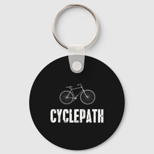 Fietspad Grappig Fietsen Berg Fietsen Wielrenners  Sleutelhanger (Voorkant)