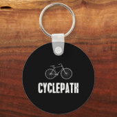 Fietspad Grappig Fietsen Berg Fietsen Wielrenners  Sleutelhanger (Voorkant)
