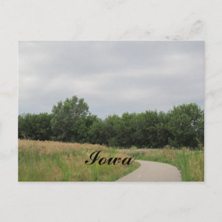Fietspad Iowa Briefkaart