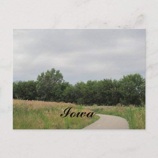Fietspad Iowa Briefkaart (Voorkant)