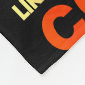 Fietspapa als een gewone maar coolere fiets fleece deken (Hoek)