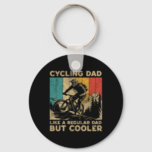 Fietspapa Fiets rijden Fietser Papa Heren Sleutelhanger