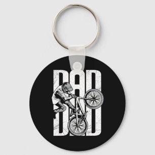 Fietspapa Mountainbiken BMX Fijne Vaderdag Sleutelhanger