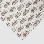 Fietspapier, fiets decoupage tissuepapier (Detail)