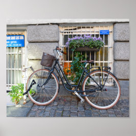 Fietsparkeren Verboden, Kopenhagen, Denemarken Poster