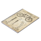 Fietspatentprint 1896 notitieboek (Linkerzijde)