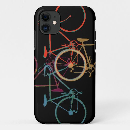 fietspatroon Case-Mate iPhone case (Achterkant)