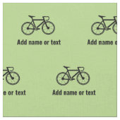 Fietspatroon & eigen tekst voor fietser - elke kle stof (Close Up)