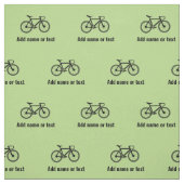 Fietspatroon & eigen tekst voor fietser - elke kle stof (Swatch)