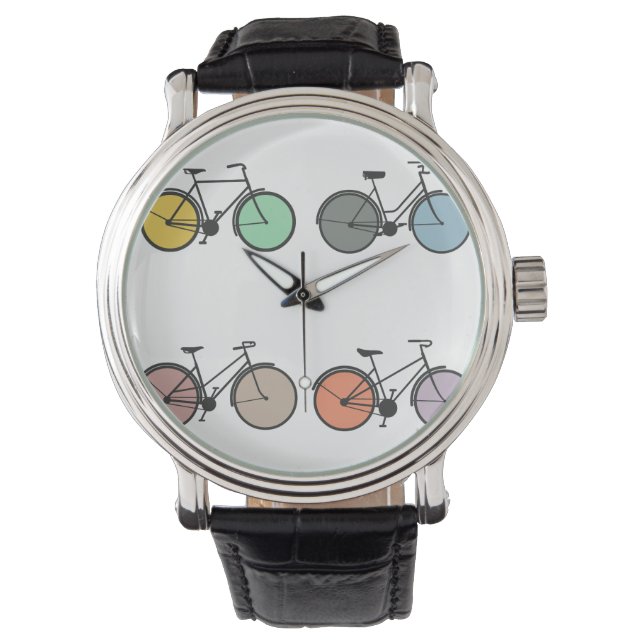  fietspatroon horloge (Voorkant)