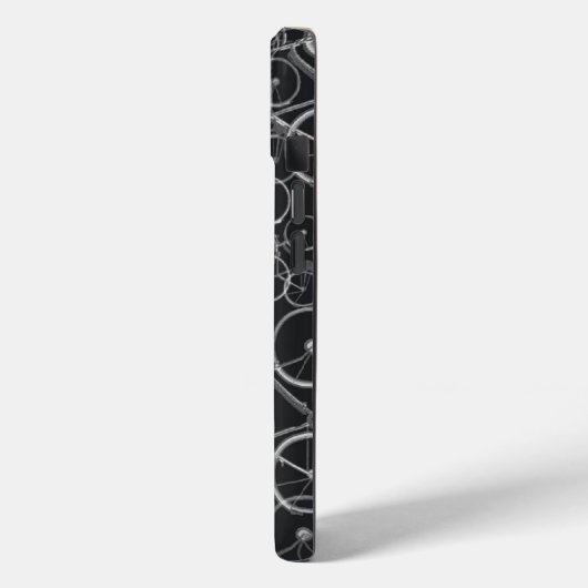 Fietspatroon in zwart-wit Case-Mate iPhone case (Achterkant / Links)