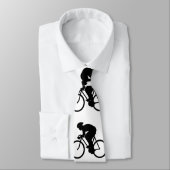 Fietspatroon in zwart-wit. stropdas (Gebonden)
