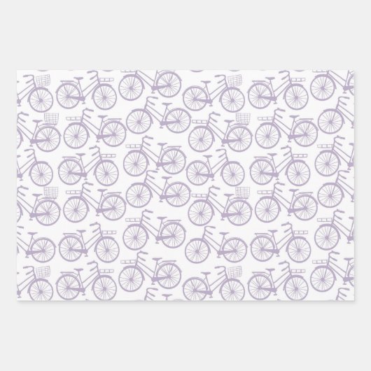  fietspatroon inpakpapier vel (Voorkant 2)