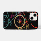 fietspatroon iPhone hoesje (Achterkant horizontaal)