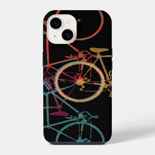 fietspatroon iPhone hoesje (Achterkant)