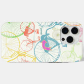 fietspatroon met Retro Girl Case-Mate iPhone Case (Achterkant (horizontaal))