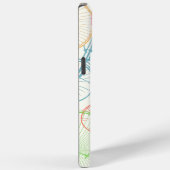 fietspatroon met Retro Girl Case-Mate iPhone Case (Achterkant / Rechts)