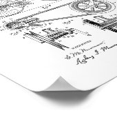 Fietspatroon Poster (Hoek)