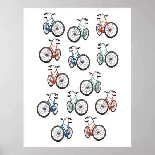 Fietspatroon Poster (Voorkant)