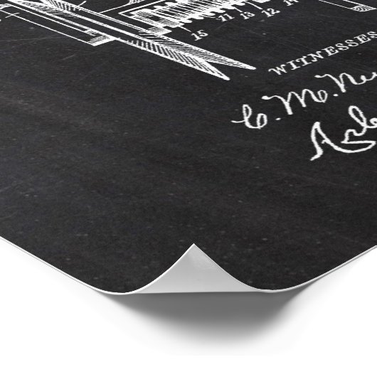 Fietspatroon Poster (Hoek)