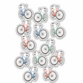 Fietspatroon Sticker (Voorkant)