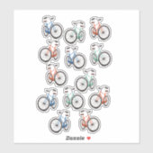 Fietspatroon Sticker (Vel)