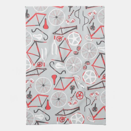 Fietspatroon Theedoek (Verticaal)
