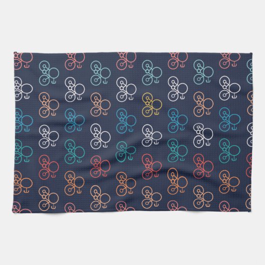 Fietspatroon Theedoek (Horizontaal)