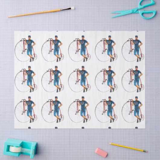  fietspatroon tissuepapier (Craft)