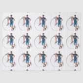 fietspatroon tissuepapier (Voorkant)