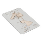  fietspatroon voor vrouwen magneet (Rechterzijde)