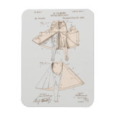  fietspatroon voor vrouwen magneet (Verticaal)