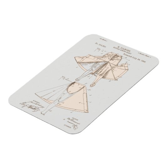  fietspatroon voor vrouwen magneet (Linkerzijde)