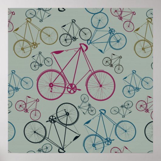  fietspatrootrechten voor fietsers poster (Voorkant)