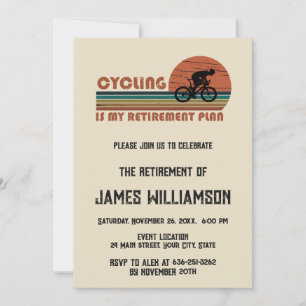 Fietspensioenparty uitnodiging
