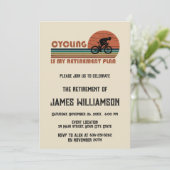 Fietspensioenparty uitnodiging (Staand voorkant)